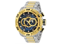 Invicta Men's 34160 Speedway Quartz Multifunction Blue, Gold Dial Watch