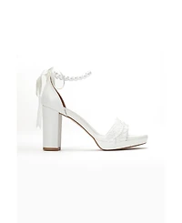 Forever & Always Shoes Women's Delphina Pearl Bridal Heel