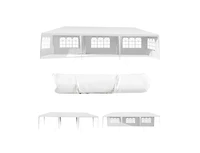 Clihome 10 x 30 Feet Canopy Tent with 5 Removable Sidewalls for Party Wedding