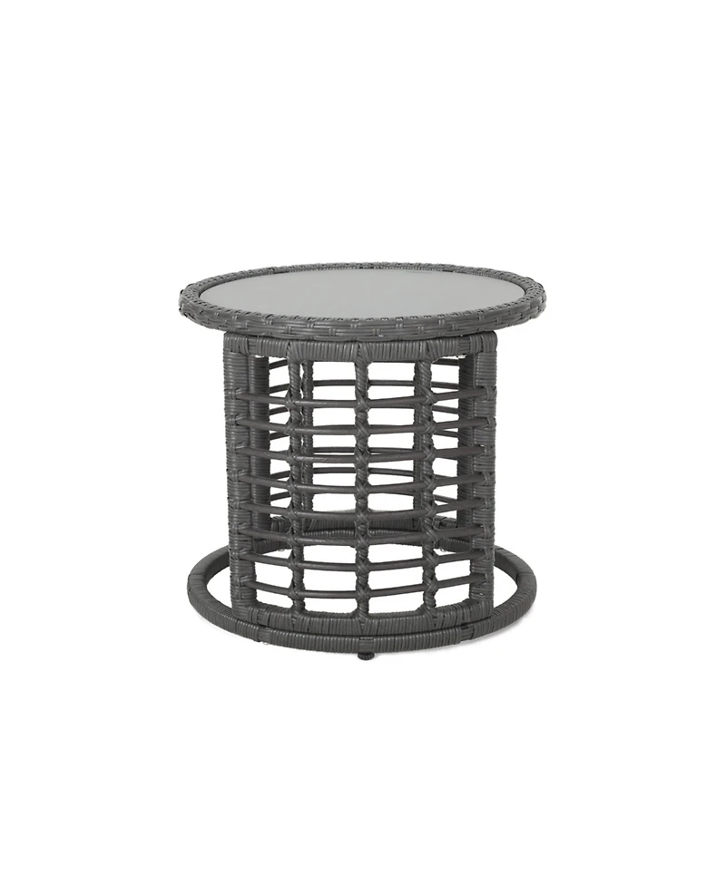 Mondawe Outdoor Side Table, Compact Patio & Balcony Accent