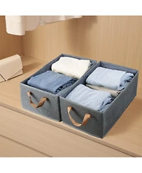 Gnuadz 3 Piece Storage Bins Closet Organizer Foldable Boxes Gift Basket