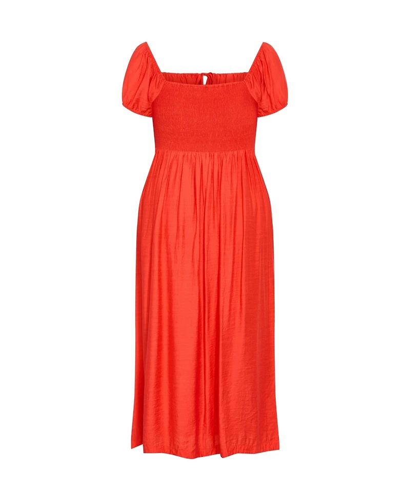 City Chic Women's Abbigail Split Maxi Dress