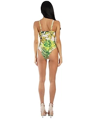 La Moda Clothing Women's Tropical One-Piece Swimsuit