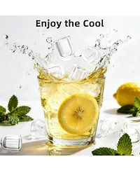 Cowsar Countertop Ice Maker, 18 lbs/24H, Self-Cleaning, One-Touch