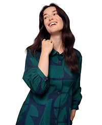 Celtic & Co. Women's Pleat Detail Shirt Dress