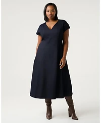 Estelle Abbie Denim Midi Dress