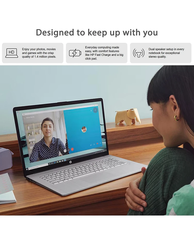 Hp Essential 17.3" Traditional Laptop Intel Core i5 16GB Ram Intel Uhd Graphics 1TB Ssd Storage Windows 11 Home 60Hz