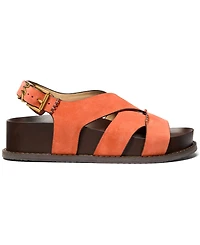 Michael Kors Women's Raven Buckle Flat Footbed Sandals