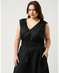 Estelle Allyssa Elasticated Midi Dress