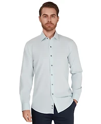 Alfani Men's Slim-Fit Performance Solid Dress Shirt, Macy's Exclusive