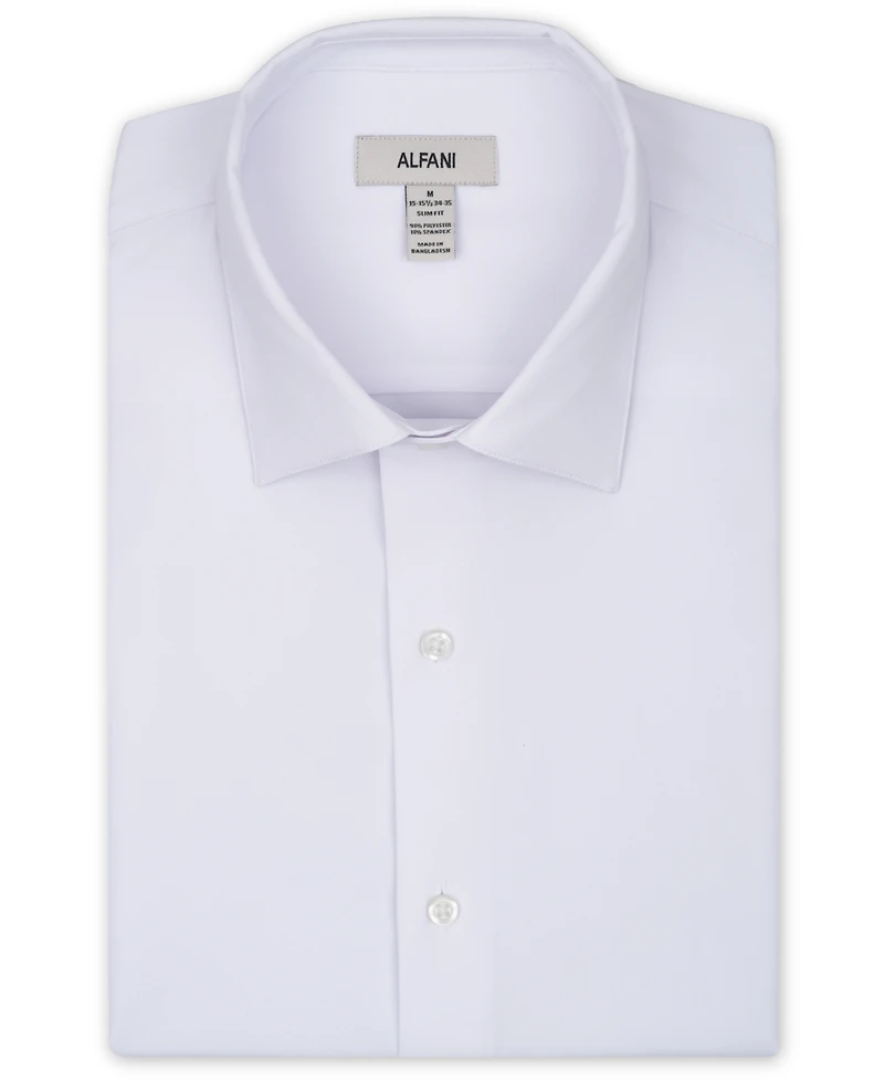 Alfani Men's Slim-Fit Performance Solid Dress Shirt, Macy's Exclusive