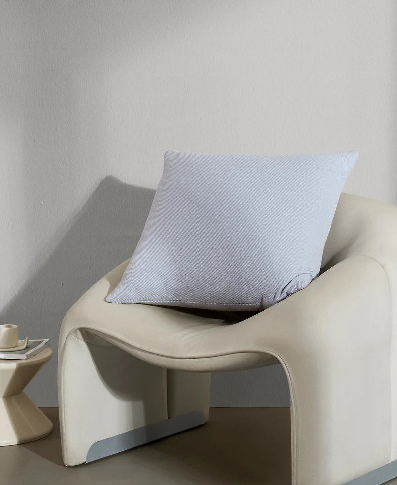 Calvin Klein Twill Threads Yarn Dyed Cotton Decorative Pillow, 22" x