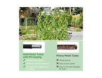 Lucky One 71 x 71 Inch U-Shaped Garden Trellis for Climbing Plants, Tall Arched Frame