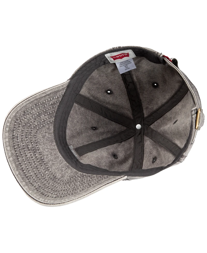 Levi's Men's Snow Washed Batwing Logo Baseball Hat