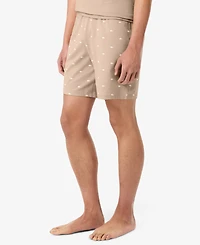 Lacoste Men's Crewneck Short-Sleeve T-Shirt and Pajama Shorts, 2-Piece Set