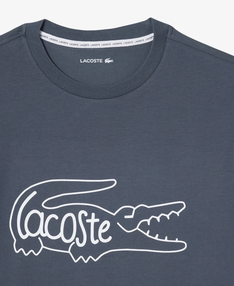 Lacoste Men's Short-Sleeve T-Shirt and Pajama Shorts, 2-Piece Set