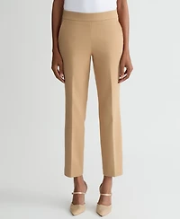 Kasper Women's Stretch Twill Cropped Pull-On Pants, Regular & Petite