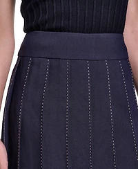 Karl Lagerfeld Paris Women's Pleated Skirt