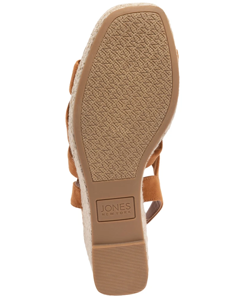 Jones New York Women's Harila Strappy Espadrille Wedge Sandals