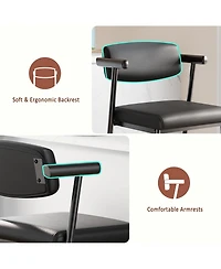 gaomon Set of Counter Stools with Armrest