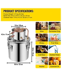 Yobtop 12L Water Alcohol Distiller