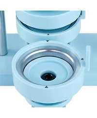 Yobtop 3 in 1 Button Maker Machine, 25/32/58mm Pin Press Kit with 300 Button Parts, Arc Handle, Panda Magic Book, Diy Craft Set for Kids