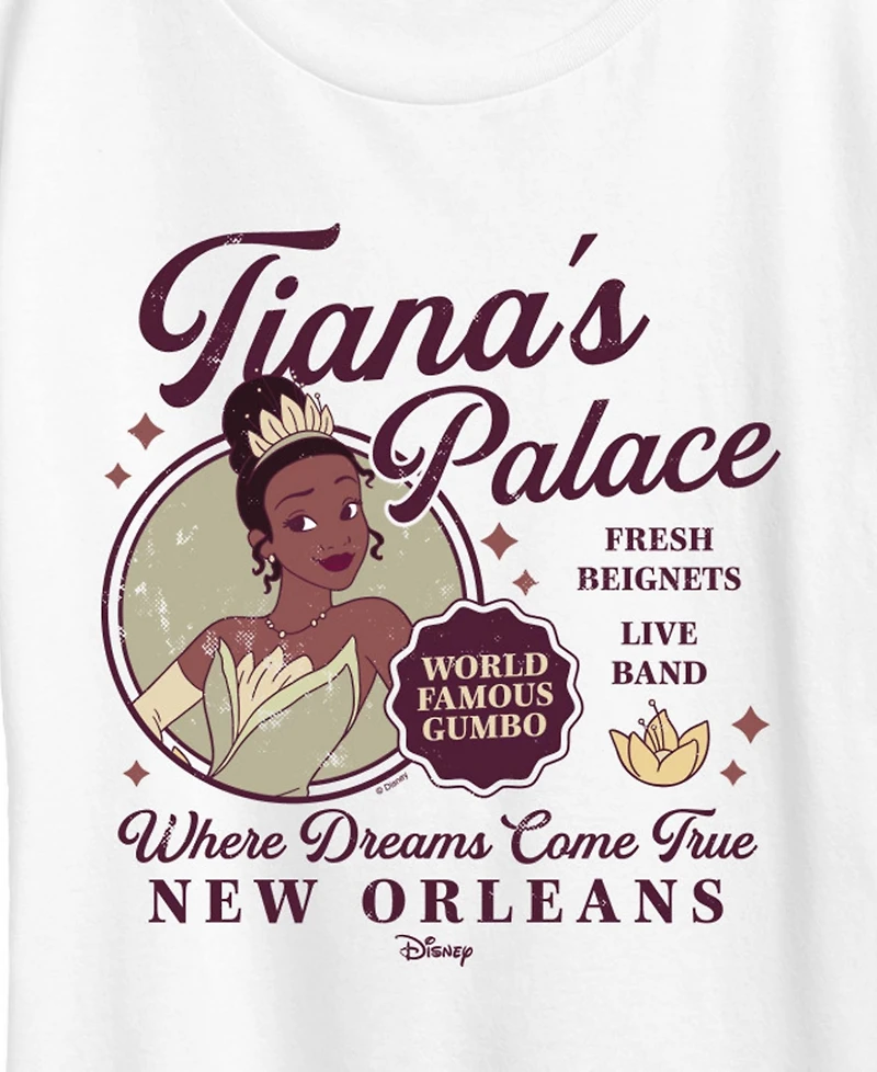 Hybrid Apparel Plus Disney Princess Tianas Palace Short-Sleeve Graphic T-Shirt