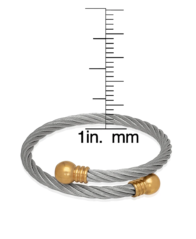 Macy's 2-Pc. Bypass Orb Bangles Set