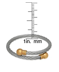 Macy's 2-Pc. Bypass Orb Bangles Set