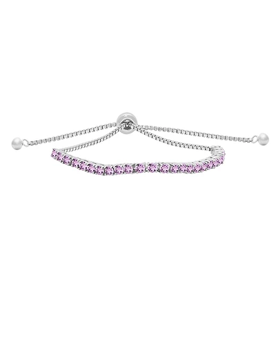 Macy's Multi-Stones Bolo Bracelet (1.84 ct. t.w.) Sterling Silver