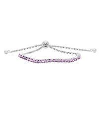 Macy's Multi-Stones Bolo Bracelet (1.84 ct. t.w.) Sterling Silver