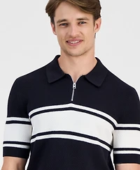 Hugo by Boss Men's Sholton Colorblock Zipper Polo Shirt