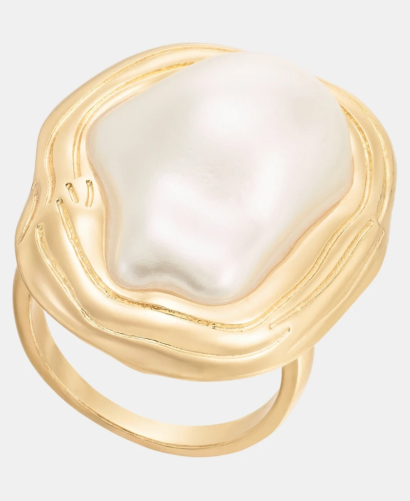 I.n.c. International Concepts Imitation Pearl Statement Ring, Macy's Exclusive