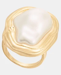 I.n.c. International Concepts Imitation Pearl Statement Ring, Macy's Exclusive