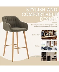 Rainsken Modern Bar Stools Set of 2