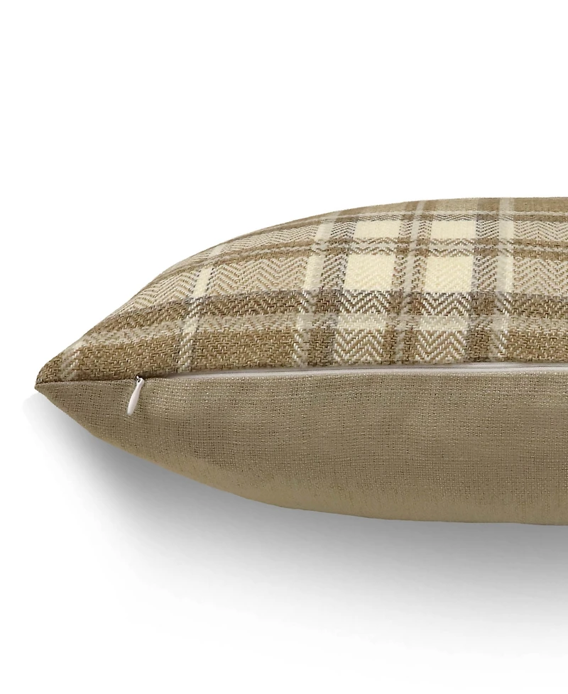 Hallmart Collectibles Herrington Plaid Decorative Pillow, 20" x