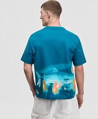 Mode of One Men's Sea Graphic Relaxed-Fit T-Shirt, Macy's Exclusive