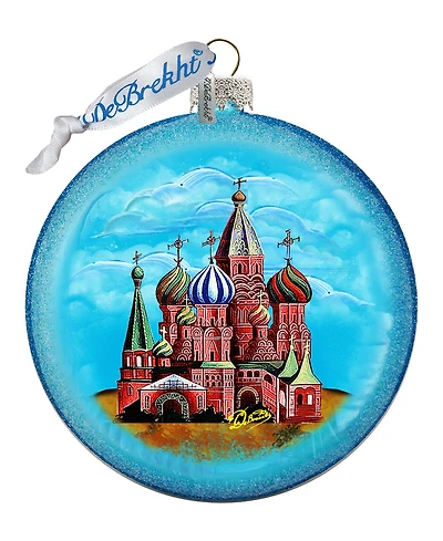 G.DeBrekht Saint Basil Cathedral Glass Ornament