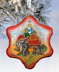 G.DeBrekht Miracle Nativity Snowflake Ornament