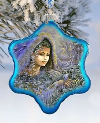 G.DeBrekht Winter Goddess Glass Ornament Holiday Splendor