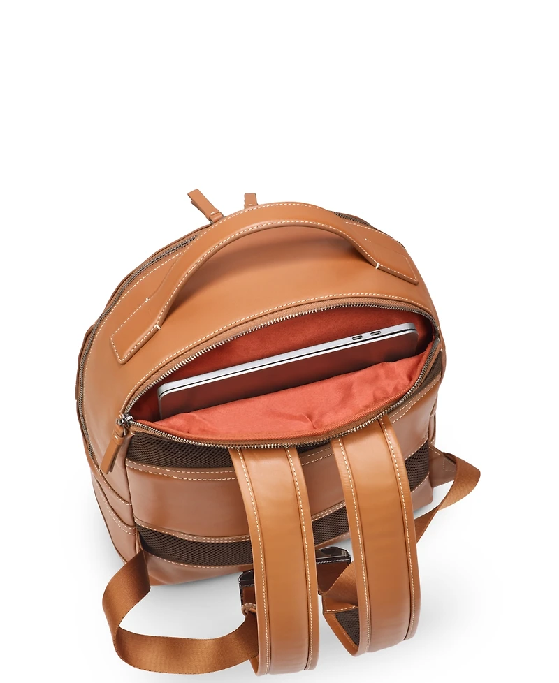 Delsey Paris Chatelet 12.25" Leather Backpack