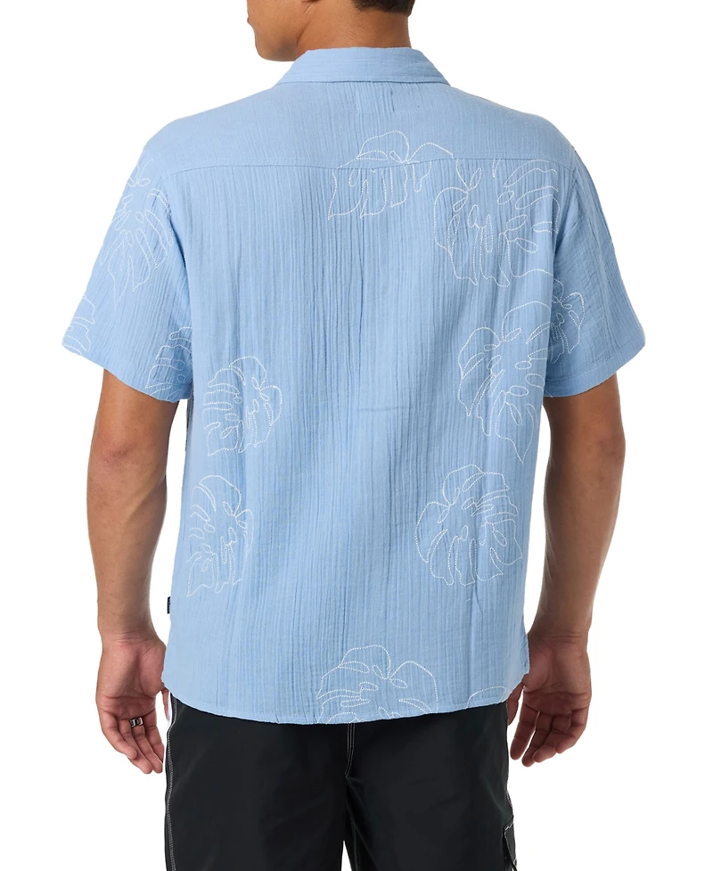 O'Neill Men's Pipe Rodeo Regular-Fit Camp Collar Shirt