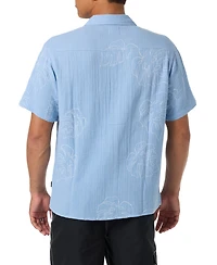 O'Neill Men's Pipe Rodeo Regular-Fit Camp Collar Shirt