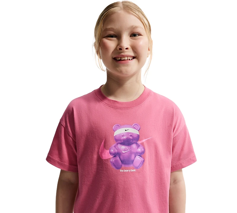 Nike Girls' 7-16 Sportswear Boxy Short-Sleeve T-Shirt