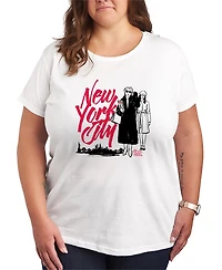 Hybrid Apparel Plus The Devil Wears Prada New York City Andy and Miranda Short-Sleeve T-Shirt