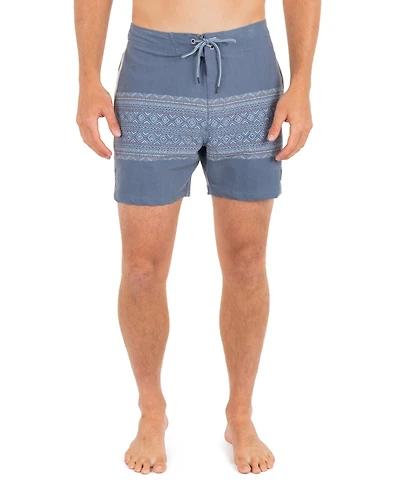 Hurley Men's Printed Drawcord Swim Shorts