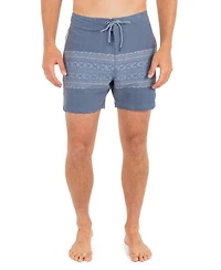 Hurley Men's Printed Drawcord Swim Shorts