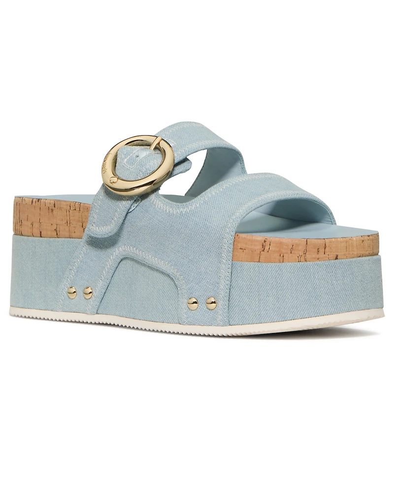 kate spade new york Women's Halo Platform Footbed Sandals