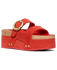 kate spade new york Women's Halo Platform Footbed Sandals