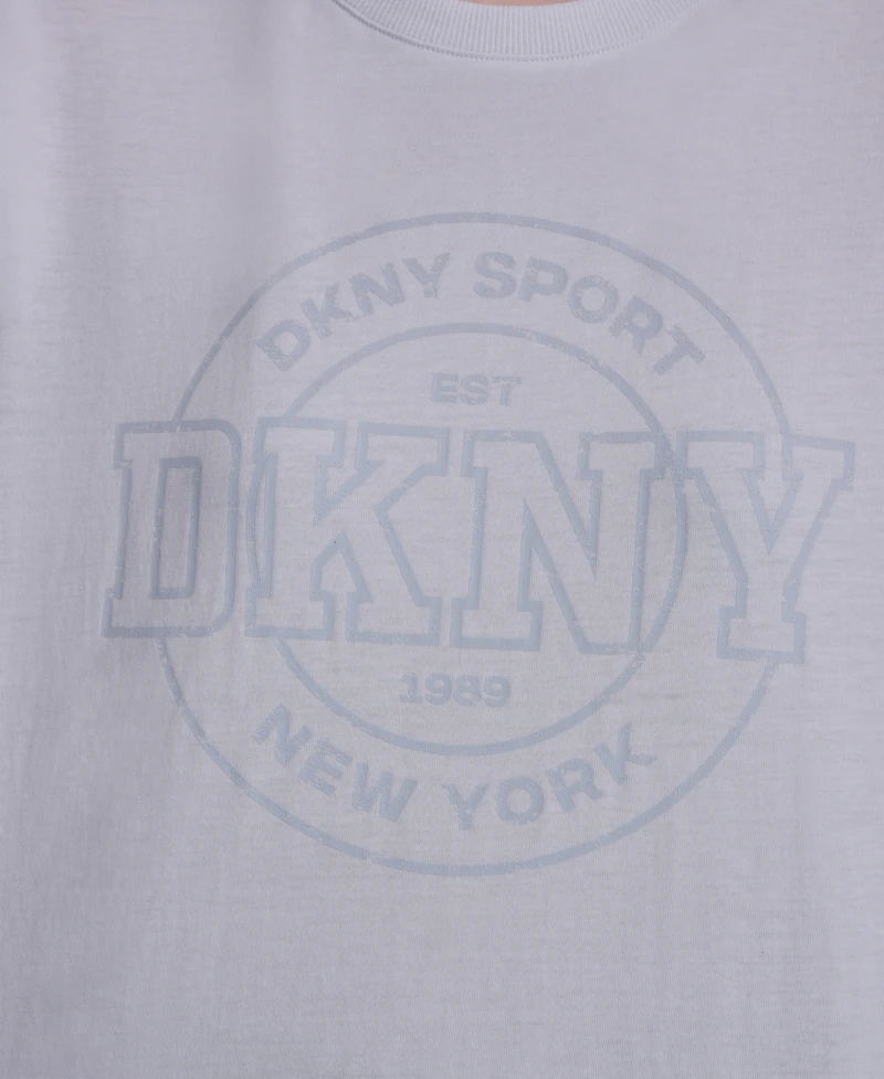 Dkny Sport Women's Collegiate Medallion Logo T-Shirt